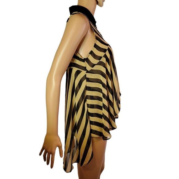 Freeway Women's Striped Flowy Top (Size M) - Picture 2 of 6